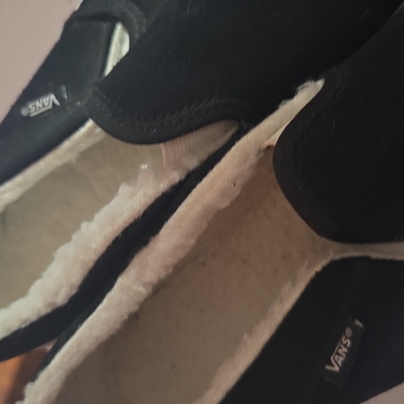 Vans Slightly used Furry black - Size 10 - Picture 12 of 12